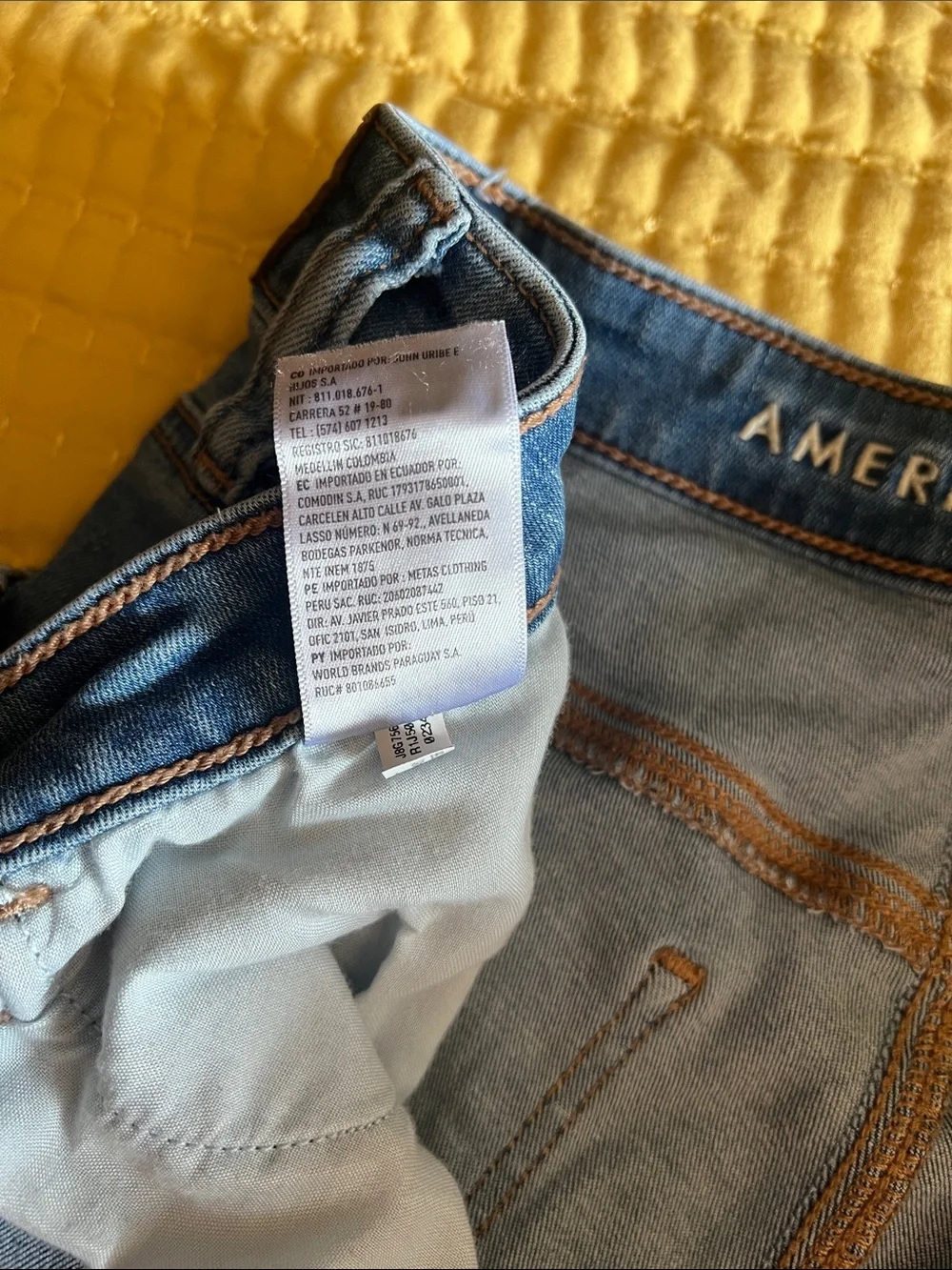 American Eagle Outfitters Light Blue High-Rise Skinny Jeggings